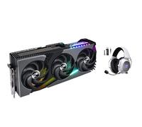 MSI GeForce RTX 5090 Vanguard SOC Graphics Card w/Gaming Headset, 32GB GDDR7, 21760 CUDA, 680 Tensor Cores, DLSS 3.5, 8K & 4K/240Hz Gaming, 3D Rendering, AI Acceleration, HDMI x1, DP x3