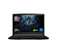 MSI GF63 15.6" 144Hz Gaming Laptop: Intel Core i7-11800H RTX 3050 TI 16GB 512GB NVMe SSD Win11 (11UD-260), GF6311260, Black