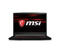 MSI GF63 THIN 9RCX-818 15.6" Gaming Laptop, Slim Bezel, Intel Core i7-9750H, NVIDIA GeForce GTX 1050 Ti, 8GB, 256GB NVMe SSD