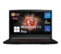 MSI GF63 Thin Gaming Laptop, 15.6" FHD 144Hz, Intel 6-Core i5-11400H, NVIDIA GeForce RTX 3050, 16GB DDR4, 1TB PCIe SSD, Backlit Keyboard with Anti-Ghosting, WiFi 6, RJ45 LAN, Windows 11 Pro, MarsPC