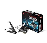MSI Herald-BE WI-FI 7 MAX (Wi-Fi 7, 802.11BE, Bluetooth 5.4, PCIe, Multi-Link Operation Technology, External Antenna)