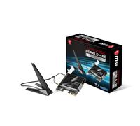 MSI Herald-BE WI-FI 7 MAX (Wi-Fi 7, 802.11BE, Bluetooth 5.4, PCIe, Multi-Link Operation Technology, External Antenna)