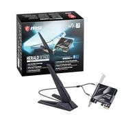 MSI Herald WiFi 7 PCIe Card for Desktop PC BE9400 Tri-Band, Bluetooth 5.4, 6GHz, MLO, 320MHz, 5.8Gbps