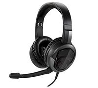 MSI IMMERSE GH30 V2 GAMING HEADSET - Lightweight & Foldable Design, 40mm Neodymium Drivers, laptop, Detachable Mic, Inline Controls, 3.5mm Jack Connector & Y Cable Splitter - Wired