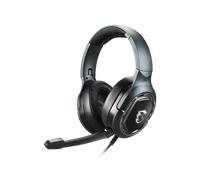 MSI IMMERSE GH50 GAMING HEADSET - 7.1 Virtual Surround Sound, Vibration Feedback, 40mm Neodymium Drivers, RGB Lighting, Detachable Mic, Inline Controls, USB 2.0 Connector - Wired (Package may vary)