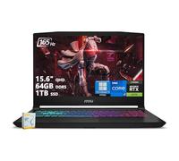 msi Katana 15 HX Gaming Laptop | 15.6" QHD 165Hz 100% DCI-P3 | Intel Core i7-14650HX (>i9-12900H) | 64GB DDR5 1TB SSD | GeForce RTX 5070 (Up to 798 AI Tops) | RGB Keyboard Win11 Pro w/DLCA Accessory