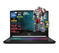 msi Katana 15 HX Gaming Laptop 15.6" QHD IPS 165Hz (100% DCI-P3) Intel 16-core i7-14650HX (Beats i9-12900H) 32GB RAM 1TB SSD GeForce RTX 5070 DLSS4 (Up to 798 AI Tops) RGB Backlit USB-C Win11 ICP Hub
