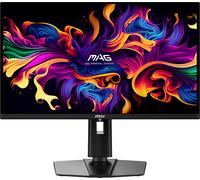 MSI MAG 271QP QD-OLED X28 27-Inch WQHD Gaming Monitor, 2560 x 1440 Quantum Dot OLED Panel, 280Hz, 0.03ms, DisplayHDR True Black 400, HDMI 2.1, DP 1.4a, USB C (15WPD), Tilt/Height Adjustable, Black