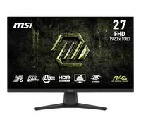 MSI MAG 272F X24 27-Inch Gaming Monitor, 1920x1080, FHD Rapid IPS, 240Hz, 0.5ms, HDR ready, AMD FreeSync Premium, Eye care, AI vision, HDMI 2.0b, DP 1.2a, Frame-less, Vesa Mount, Black