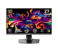 MSI MAG 272QP QD-OLED X50 27-Inch WQHD Gaming Monitor, 2560 x 1440 Quantum Dot OLED Panel, 500Hz, 0.03ms, DisplayHDR TRUE Black 500, AMD FreeSync Premium Pro, HDMI 2.1, DP 1.4a, Black