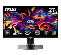 MSI MAG 273QP QD-OLED X24 26.5 Inch WQHD Gaming Monitor - 2560 x 1440 Quantum Dot OLED Panel 240Hz / 0.03ms, 99% DCI-P3, ΔE≤2, DisplayHDR True Black 400, DP 1.4a, HDMI 2.1