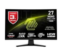 MSI MAG 274CQF 27 Inch LED Rapid VA QHD 180Hz Curva