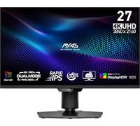 MSI MAG 274UPDF E16M 68.6 cm 3840x2160 (UHD) Gaming Monitor, 160Hz, AMD Adaptive Sync, HDR Ready, HDMI, VGA Port, VESA Mountable, Tilt, 4-Side Slim Bezel, 0.5ms, Black