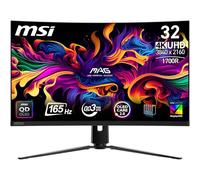 MSI MAG 321CUP QD-OLED 32 Inch UHD Curved Gaming Monitor - 1700R, 3840 x 2160 Quantum Dot OLED Panel, 165Hz / 0.03ms, 99% DCI-P3, ΔE≤2, DisplayHDR True Black 400, DP 1.4a, HDMI 2.1, USB Type-C
