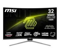 MSI 32" MAG 325CQRXF E2 2560x1440 Rapid VA 240Hz 0.5ms A-Sync Curved Widescreen Gaming Monitor - Black