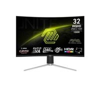 MSI 32" MAG 325CQRXF E2 2560x1440 Rapid VA 240Hz 0.5ms A-Sync Curved Widescreen Gaming Monitor - Black