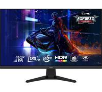 MSI MAG 325QF E18V 32" WQHD Gaming Monitor - Rapid VA 2560 x 1440 Panel, 180 Hz / 0.5 ms, HDR Ready, Eye Care, HDMI 2.0b, DisplayPort 1.4a, Frameless Design, Tilt, VESA Compatible, Black