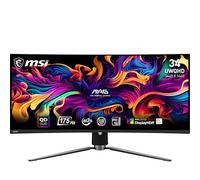 MSI MAG 341CQP QD-OLED computer monitor 86.4 cm (34") 3440 x 1440 pixels UltraWide Quad HD Black