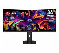 MSI MAG 341CQP QD-OLED X28 34-Inch UWQHD Tandem QD-OLED monitor, 3440 x 1440, 280hz, 0.03ms, RGB Stripe, DarkArmor Film, Uniform Luminance, 280Hz, 0.03ms, Adaptive Sync, Flat stand