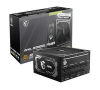 MSI MAG A1000GL PCIE5 1000W 80 PLUS Gold Modular Power Supply - Black | 306-7ZP9B18-CE0