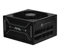 MSI MAG A1000GLS PCIE5 Power Supply Unit, 1000W, 80 PLUS Gold, ATX 3.1, PCIe 5.1 GPU Support, Native 12V-2x6, Dual-color 12V-2x6 connector, ATX PSU,