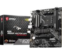 MSI MAG A520M VECTOR WIFI Gaming Motherboard (AMD Ryzen 3000 3rd Generation ryzen AM4, DDR4, M.2, USB 3.2 Generation 1, Wi-Fi, DP/HDMI, Micro ATX)