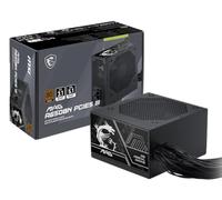 MSI MAG A650BN PCIE5 III, Non Modular Gaming 650W Power Supply, 80+ Bronze, Dual 12V-2x6 Cables, Server-Grade Capacitor, ATX 3.1 & PCIe 5.1 Ready, Low-Noise, Semi Digital, 5 Year Warranty