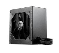 MSI MAG A650BN UK PSU '650W, 80 Plus Bronze certified, 12V Single-Rail, DC-to-DC Circuit, 120mm Fan, Non-Modular, Sleeved Cables, ATX Power Supply Unit, UK Powercord, Black'