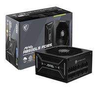 MSI MAG A850GLS PCIE5, Fully Modular Compact Gaming 850W Power Supply, 80+ Gold, ATX 3.1 & PCIe 5.1 Ready, Native Dual-Color 12V-2x6 Cable, Low-Noise, Embossed Jacket Cables, 10 Year Warranty
