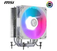 MSI MAG COREFROZR AA13 WHITE CPU Air Cooler - Direct Touch Four 6mm copper heatpipes, ARGB, CycloBlade 7, Pre-Applied Thermal Paste, Rifle Bearing Fans.