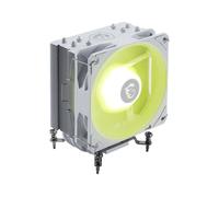 MSI MAG COREFROZR AA13 WHITE CPU Air Cooler - Direct Touch Four 6mm copper heatpipes, ARGB, CycloBlade 7, Pre-Applied Thermal Paste, Rifle Bearing Fans.