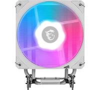 MSI MAG COREFROZR AA13 WHITE CPU Air Cooler - Direct Touch Four 6mm copper heatpipes, ARGB, CycloBlade 7, Pre-Applied Thermal Paste, Rifle Bearing Fans.