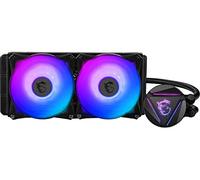 MSI MAG CORELIQUID 280R V2 AIO CPU Liquid Cooler - Rotatable ARGB Blockhead, Integrated Radiator Pump, Split-Flow Water Cooling, Evaporation-Proof Tubing, Easy to Install - AMD & Intel Compatible