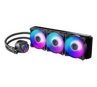 MSI MAG CORELIQUID 360R V2 Liquid CPU Cooler '360mm Radiator, 3x 120mm ARGB PWM Fan, ARGB lighting, Center Supported, Compatible with Intel and AMD Platforms, Latest LGA 1700 ready'