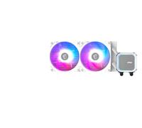 MSI MAG Coreliquid A13 240 White - AIO ARGB CPU Liquid Cooler - 240mm Radiator - LGA 1700/1851 / AM5/AM4 Compatible - Dual 120mm ARGB PWM Fans, White