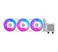 MSI MAG CORELIQUID A13 360 AIO CPU Liquid Cooler - Full CPU Coverage, Improved Water Channel Design, Minimalism Meets Illumination, CycloBlade 7, Split-Flow Radiator, Rifle Bearing Fans