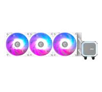 MSI MAG CORELIQUID A13 360 AIO CPU Liquid Cooler - Full CPU Coverage, Improved Water Channel Design, Minimalism Meets Illumination, CycloBlade 7, Split-Flow Radiator, Rifle Bearing Fans