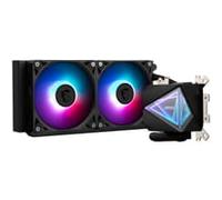 MSI MAG CORELIQUID I240 AIO CPU Liquid Cooler - Enlarged Copper Cold Plate, ARGB Blockhead & LDB Fans, Dual-Chamber Water Block, Split-Flow Radiator, Mystic Light Supported - Intel & AMD Compatible