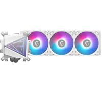 MSI MAG CoreLiquid I360 White - AIO ARGB CPU Liquid Cooler - Infinity Mirror Design - UNI Bracket - 360mm Radiator - Triple 120mm ARGB PWM Fans - LGA 1700/1851 / AM5/AM4 Compatible