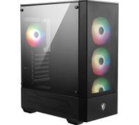 MSI Mid-Tower PC Gaming Case - Tempered Glass Side Panel - 4 x 120mm aRGB Fan - Liquid Cooling Support up to 240mm Radiator x 1 - MAG Forge 112R
