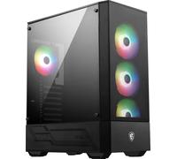 MSI MAG FORGE 112R computer case Midi Tower Black, Transparent