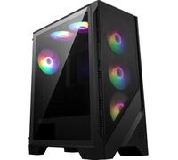 MSI MAG Forge 120A Airflow Midi Tower PC Case - Black, Tempered Glass Side Panel