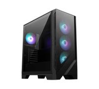 MSI MAG FORGE 320R AIRFLOW computer case Micro Tower Black, Transparent