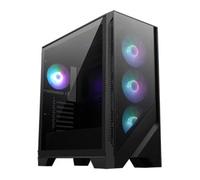 MSI MAG FORGE 320R AIRFLOW computer case Micro Tower Black, Transparent