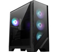 MSI MAG FORGE 320R AIRFLOW computer case Micro Tower Black, Transparent
