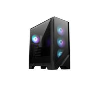 MSI MAG FORGE 320R AIRFLOW computer case Micro Tower Black, Transparent