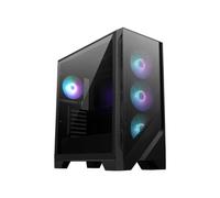 MSI MAG FORGE 321R AIRFLOW computer case Midi Tower Black, Transparent