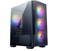 MSI MAG FORGE M100R computer case Midi Tower Black, Transparent