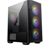 MSI MAG FORGE M100R computer case Midi Tower Black, Transparent