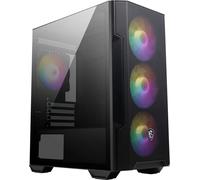 MSI MAG FORGE M100R computer case Midi Tower Black, Transparent